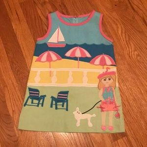 Lilly Pulitzer A-line girls dress.  Spring 2005